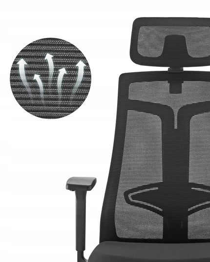 Ergonomiška biuro kėdė Spacetronik, reguliuojama, 150 kg