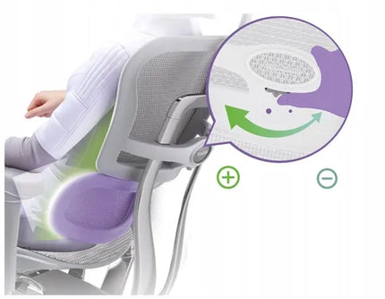 Ergonomiškas biuro kėdės komplektas su kojų atrama Ergohuman 2 Elite juodas