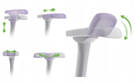Ergonomiškas biuro kėdės komplektas su kojų atrama Ergohuman 2 Elite juodas