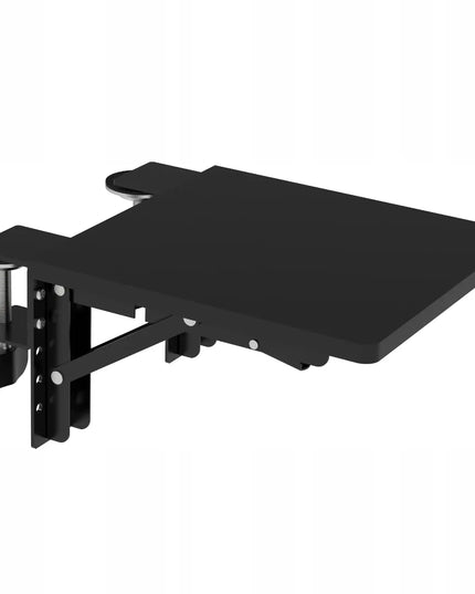 Ergonomiškas stalo porankis Spacetronik, 10kg, 24x23 cm, juodas