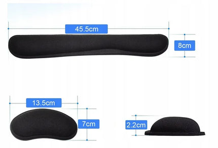 EtuiTab ergonominis riešo atramos komplektas klaviatūrai ir pelei, Memory Foam 2in1