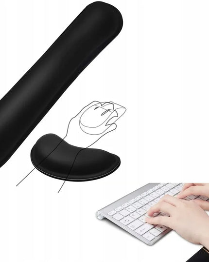 EtuiTab ergonomiškas riešų atramos rinkinys klaviatūrai ir pelei, Memory Foam 2-in-1