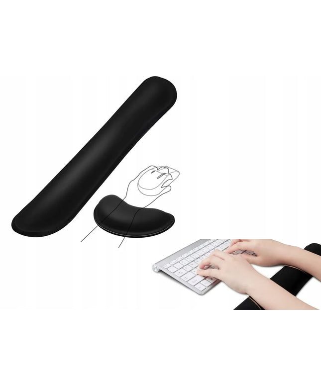 EtuiTab ergonomiškas riešų atramos rinkinys klaviatūrai ir pelei, Memory Foam 2-in-1