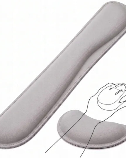 EtuiTab ergonomiškas riešų atramų komplektas klaviatūrai ir pelei su Memory Foam 2in1