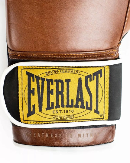 EVERLAST 1910 CLASSIC bokso pirštinės, rudos, 14 oz + DOVANA