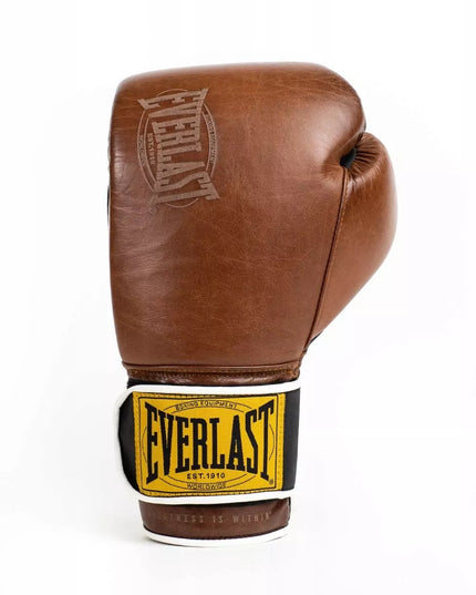 EVERLAST 1910 CLASSIC bokso pirštinės, rudos, 14 oz + DOVANA