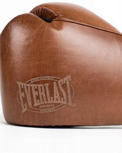 EVERLAST 1910 CLASSIC bokso pirštinės, rudos, 14 oz + DOVANA