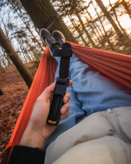 Spacecase mini telefono stovas ir asmenukių lazda 3in1
