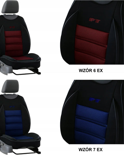 Profiliuotas automobilio sėdynės uždangalas Pok-Ter PRO ERGONOMIC PT-202, juodas