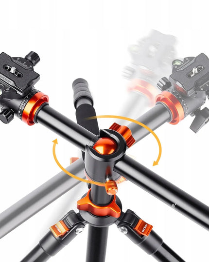 K&F Concept SA254T2 trikojis 185 cm T254A4, monopodas, horizontali kolona T KF09.090