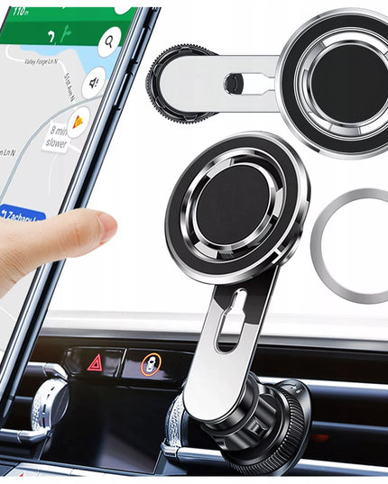 Magnetinis automobilinis telefono laikiklis į ventiliacijos groteles MagSafe iPhone 16 15 14