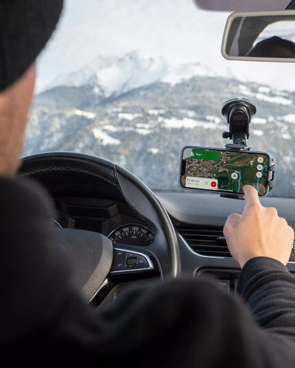 Spacecase automobilinis telefono laikiklis tvirtinamas prie stiklo arba prietaisų skydelio