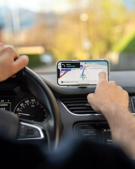 Magnetinis automobilinis telefono laikiklis ant prietaisų skydelio, suderinamas su MagSafe