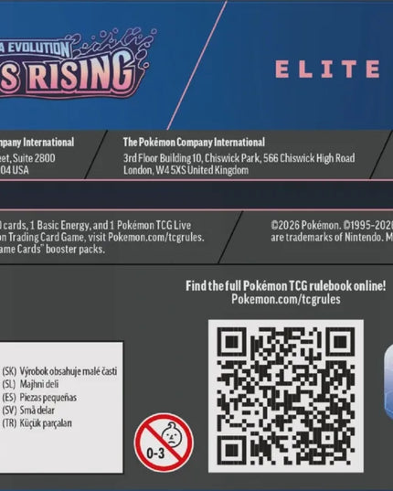 POKÉMON TCG: MEGA EVOLUTION - CHAOS RISING - ELITE TRAINER BOX