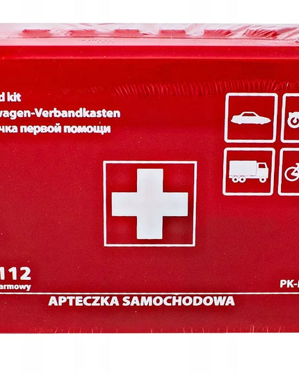 „Basic“ saugos rinkinys: pirmosios pagalbos vaistinėlė ir gesintuvas