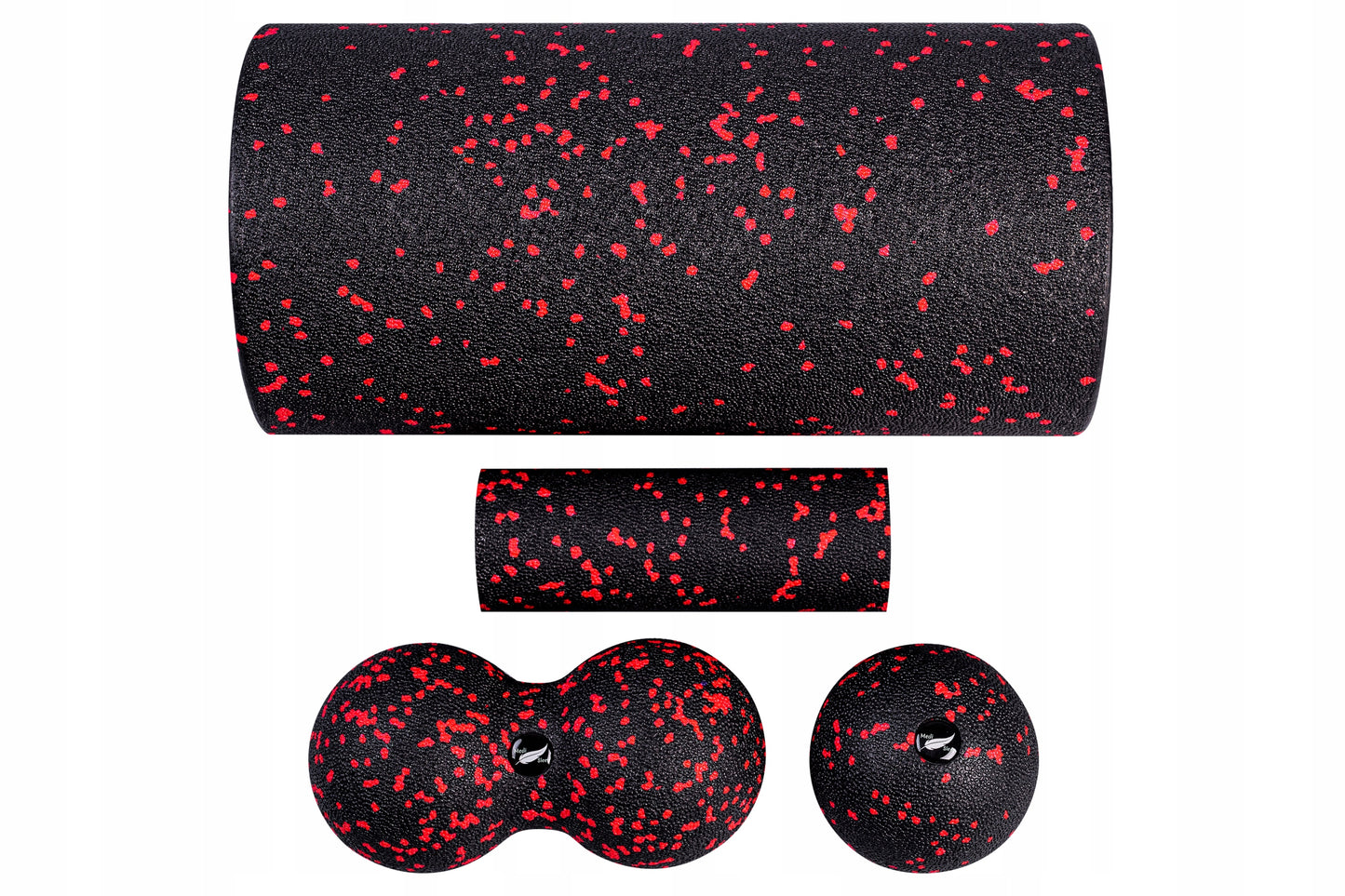 EPP putplasčio volelio, kamuoliuko ir duobalo masažo rinkinys, 4 vnt.