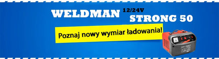 Weldman STRONG 50 103225 akumuliatorių įkroviklis su užvedimo funkcija