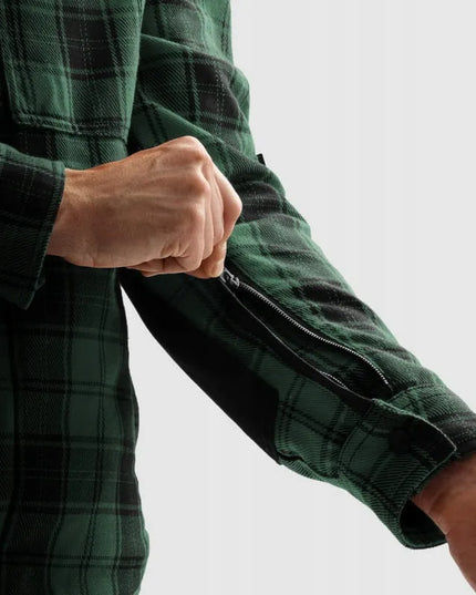 Vyriška tekstilinė motociklininko striukė Rebelhorn Shifter Black Green