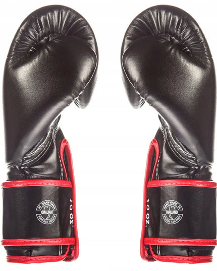 Fairtex bokso pirštinės BGV14 mikropluoštas, juodos-raudonos, 14OZ