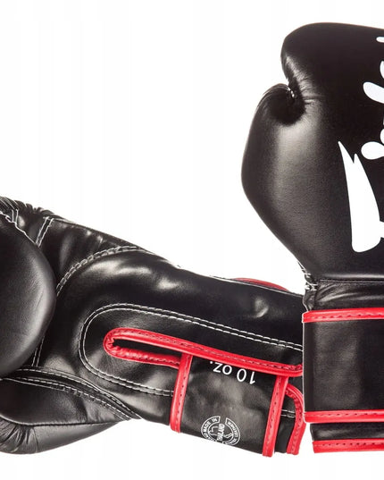 Fairtex bokso pirštinės BGV14 mikropluoštas, juodos-raudonos, 14OZ