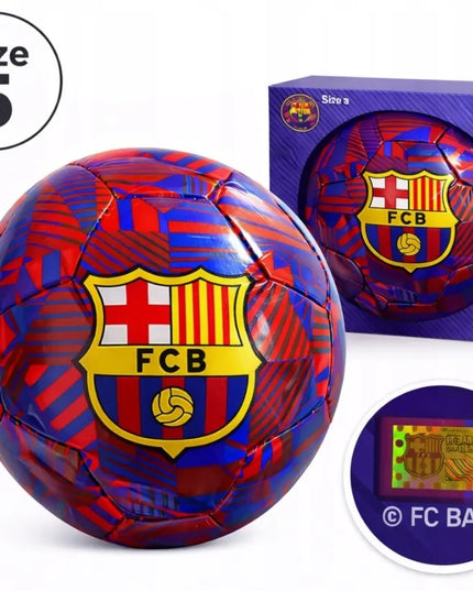 FC Barcelona futbolo kamuolys, 5 dydis, Senyera, licencijuotas, pakuotė