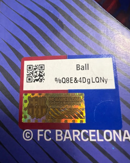FC Barcelona futbolo kamuolys, 5 dydis, Senyera, licencijuotas, pakuotė