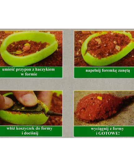 Rinkinys 3 x Šėryklėlė "Method Feeder" 30 g 3 x Šėryklėlė "Method Feeder" 40 g Formelė