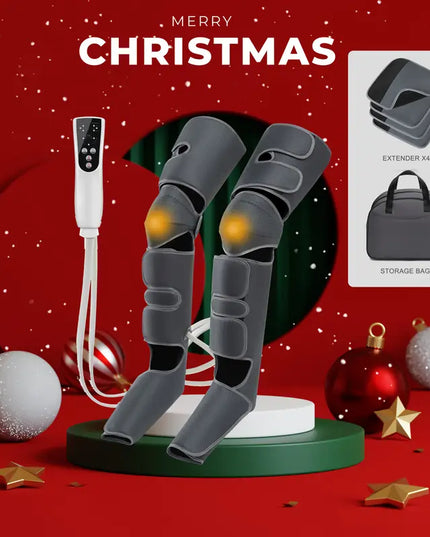 Fenash Šildomas Pėdų ir Kojų Kompresinis Masažuoklis su Skaitmeniniu Ekranu ir Saugojimo Maišeliu