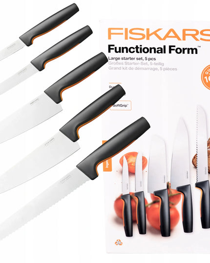 FISKARS 5 dalių peilių rinkinys Functional Form