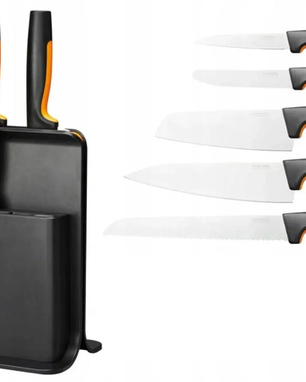 Fiskars Functional Form peilių rinkinys su stovu, 5 vnt., 1057554