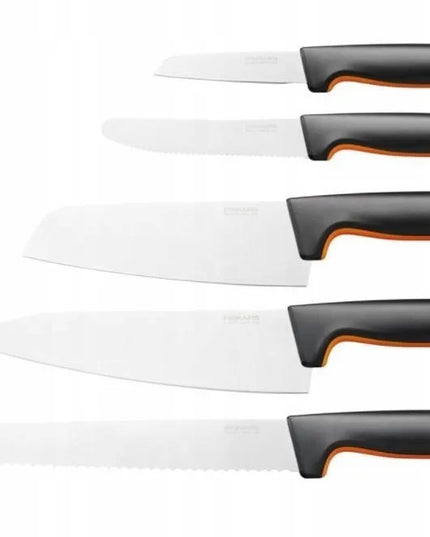 Fiskars Functional Form peilių rinkinys su stovu, 5 vnt., 1057554