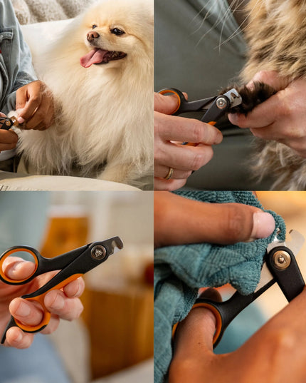 FISKARS nagų kirpimo žnyplės mažiems šunims ir katėms 10,8 cm