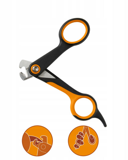 FISKARS nagų kirpimo žnyplės mažiems šunims ir katėms 10,8 cm