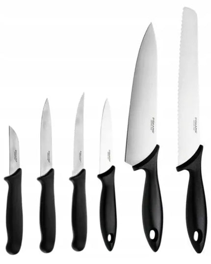 FISKARS peilių rinkinys, 6 dalių, ESSENTIAL serija