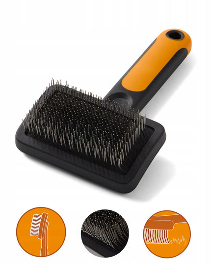 FISKARS pudelinis šepetys šunims ir katėms 16,5 cm