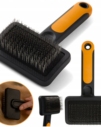FISKARS pudelinis šepetys šunims ir katėms 16,5 cm