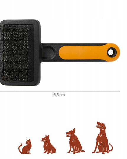 FISKARS pudelinis šepetys šunims ir katėms 16,5 cm