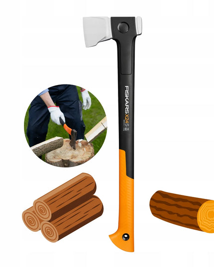 FISKARS skaldomasis kirvis X-series S 60cm 1,3kg