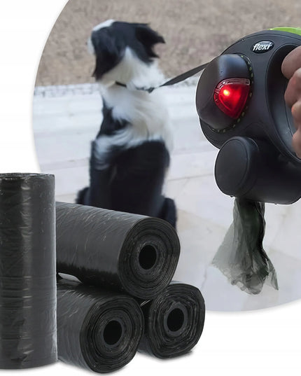 FLEXI automatinis pavadėlis su juostele 8m, Multi Box dėžute ir maišeliais šunims