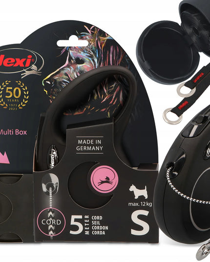 FLEXI Automatinis pavadėlis šunims 5m su Multi Box dėžute