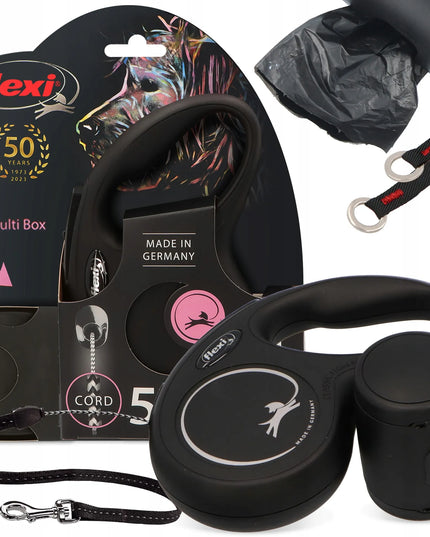 FLEXI Automatinis pavadėlis šunims 5m su Multi Box dėžute