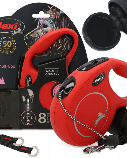 FLEXI automatinis pavadėlis šunims 8m 20kg su Multi Box dėžute