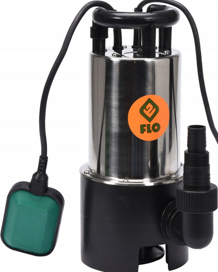 FLO 79792 1100W panardinamasis siurblys nešvariam ir švariam vandeniui (INOX)
