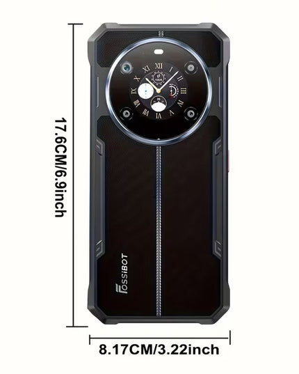 FOSSiBOT F109S – Galingas Android 15 išmanusis telefonas su 24GB RAM ir 10600 mAh baterija