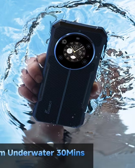FOSSiBOT F109S – Galingas Android 15 išmanusis telefonas su 24GB RAM ir 10600 mAh baterija