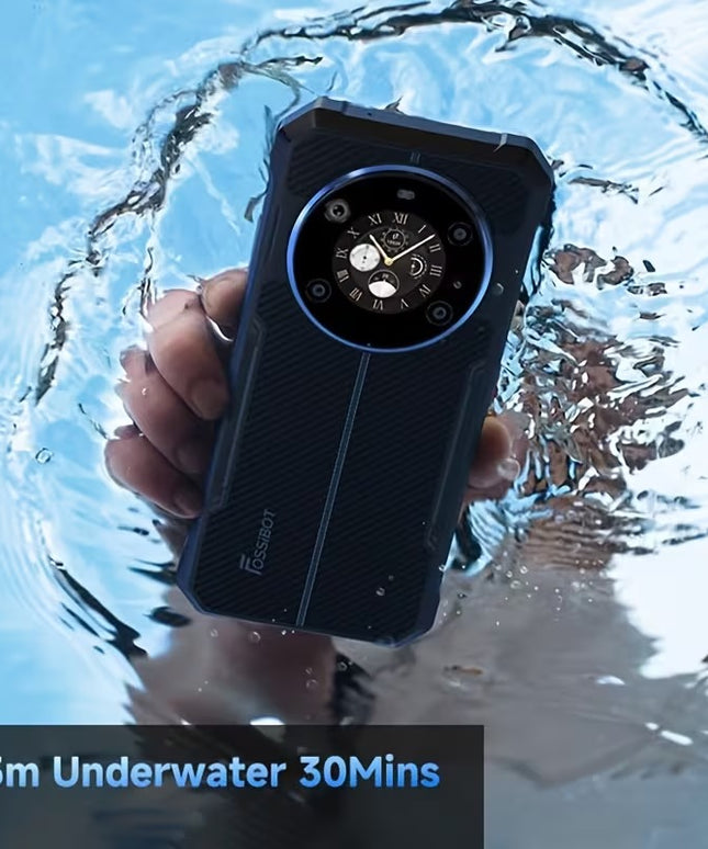 FOSSiBOT F109S – Galingas Android 15 išmanusis telefonas su 24GB RAM ir 10600 mAh baterija