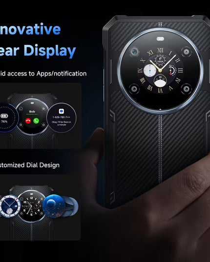 FOSSiBOT F109S – Galingas Android 15 išmanusis telefonas su 24GB RAM ir 10600 mAh baterija
