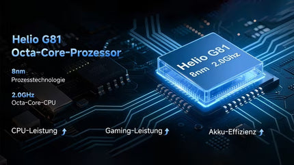 FOSSiBOT F109S – Galingas Android 15 išmanusis telefonas su 24GB RAM ir 10600 mAh baterija