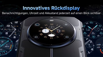 FOSSiBOT F109S – Galingas Android 15 išmanusis telefonas su 24GB RAM ir 10600 mAh baterija