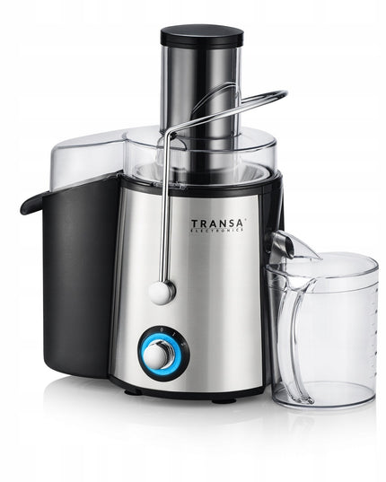 Galinga vaisių ir daržovių sulčiaspaudė FreshJuice TRANSA 1400W – greita ir efektyvi sulčių gamyba namuose